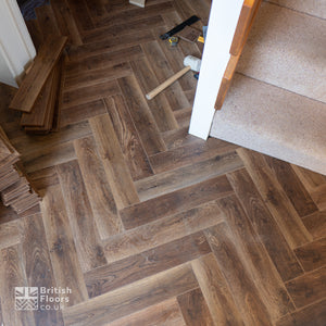 Bergen Oak Herringbone AC5 Laminate Flooring