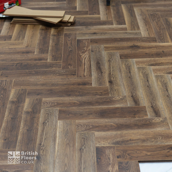 Bergen Oak Herringbone AC5 Laminate Flooring