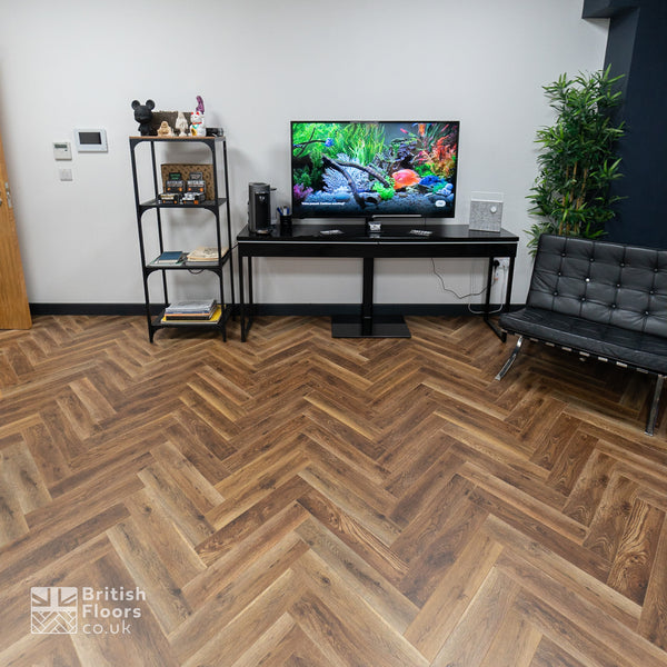 Bergen Oak Herringbone AC5 Laminate Flooring
