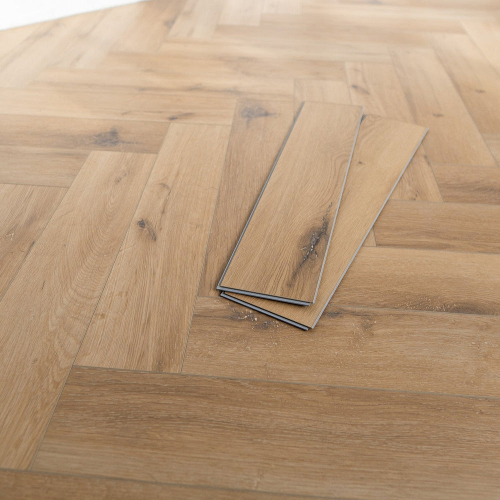 Herringbone 5mm Honeycomb Luxury Vinyl Click Flooring