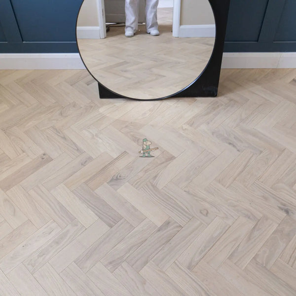 Cambridge Friston Oak 10/3 x 80mm Invisible Smooth Oiled Herringbone Engineered Wood Flooring (Copy)