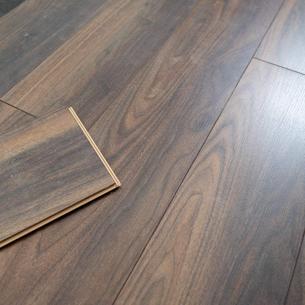 Home Classic 12mm Dark American Walnut 4V Laminate Flooring