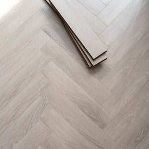 Glacier Oak Herringbone AC5 Laminate Flooring