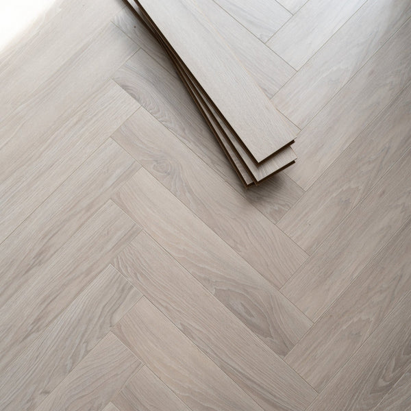 Glacier Oak Herringbone AC5 Laminate Flooring