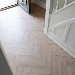 Glacier Oak Herringbone AC5 Laminate Flooring