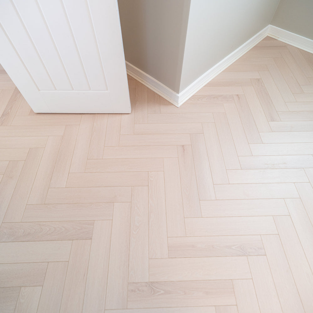 Linen Oak Herringbone AC5 Laminate Flooring
