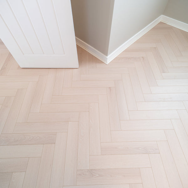 Linen Oak Herringbone AC5 Laminate Flooring