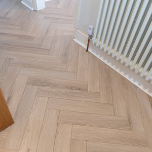 Glacier Oak Herringbone AC5 Laminate Flooring